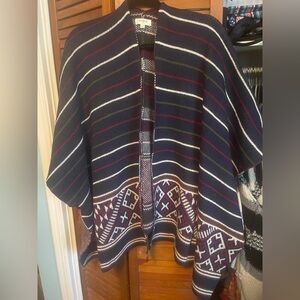 Umgee Multicolor Knit Poncho